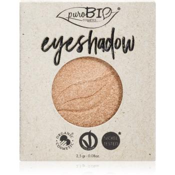 puroBIO Cosmetics Compact Eyeshadows fard ochi rezervă culoare 01 Champagne 2,5 g