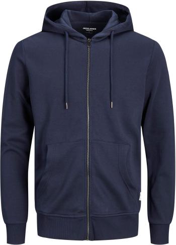 Jack&Jones PLUS Hanorac pentru bărbațiJJEBASIC SWEAT ZIP 12182493 Navy Blazer 7XL