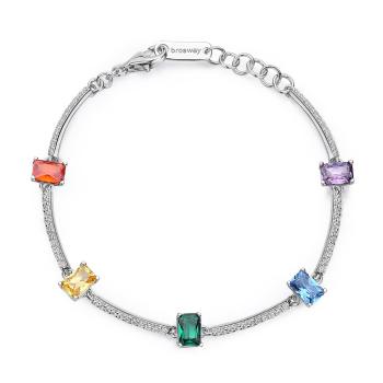 Brosway Brățară din argint cu pietre colorate de zircon Fancy Joyful Rainbow FJR05