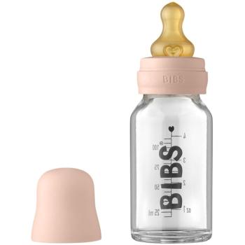 BIBS Baby Glass Bottle 110 ml biberon pentru sugari Blush 110 ml