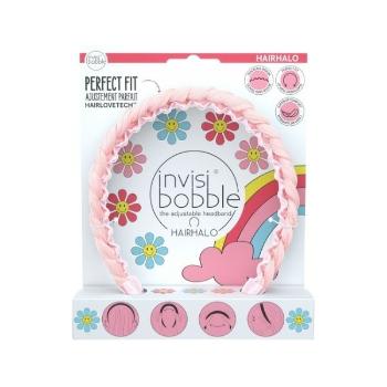 Invisibobble Bentiță reglabila de păr Hairhalo Retro Dreamin‘ Eat, Pink, and be Merry