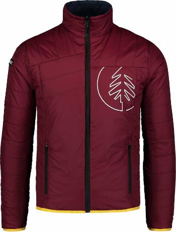 Pentru bărbați cu două fețe jachetă sport Nordblanc Neon burgundy NBWJM7519_PLU