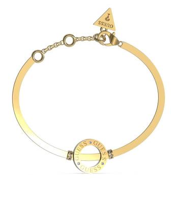 Guess Brățară la modă placată cu aur Circle Lights JUBB03172JWYGS S: 14,5 - 18,5 cm