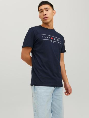 Jack & Jones Flag Tricou Albastru