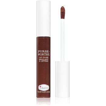 theBalm Purseworthy lip gloss hidratant unt de shea culoare Saddle 7 ml