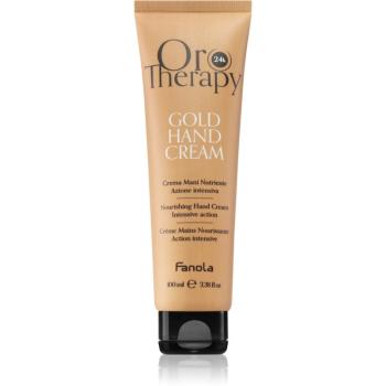 Fanola Oro Therapy Gold Hand Cream crema hidratanta si hranitoare cu aur de 24 de karate 100 ml