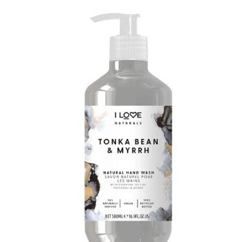 I Love Săpun hidratant lichid pentru mâini Naturals Tonka Bean & Myrrh (Hand Wash) 500 ml