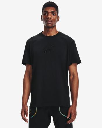 Under Armour Curry Embroidered Tricou Negru