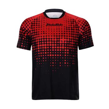 
                 HOLOKOLO Tricou de ciclism cu mânecă scurtă - INFRARED MTB - roșu/negru 
            