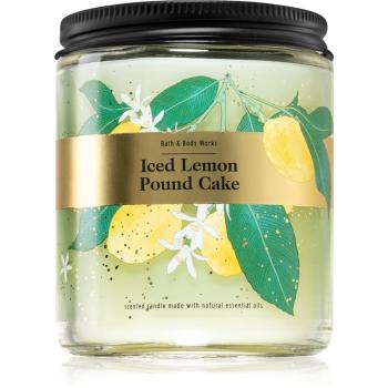 Bath & Body Works Iced Lemon Pound Cake lumânare parfumată 198 g