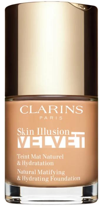 Clarins Efect mat Skin Illusion Velvet (Natural Matifying & Hydrating Foundation) 30 m 107C