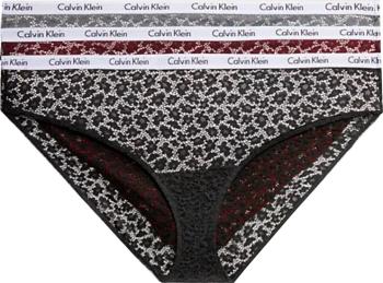 Calvin Klein 3 PACK - chiloți pentru femei Bikini PLUS SIZE QD3975E-BP7 3XL