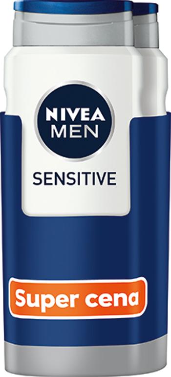 Nivea Gel de duș pentru bărbați Men Sensitiv 2 x 500 ml