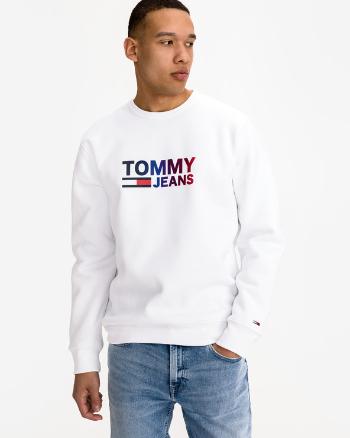 Tommy Jeans Ombre Logo Hanorac Alb