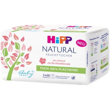 Hipp Babysanft Natural Servetele umede pentru nou-nascuti si copii 2x60 buc