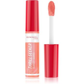 Rimmel Thrill Seeker Glassy Gloss luciu de buze pentru un volum suplimentar culoare 250 Peachy Vibes 10 ml