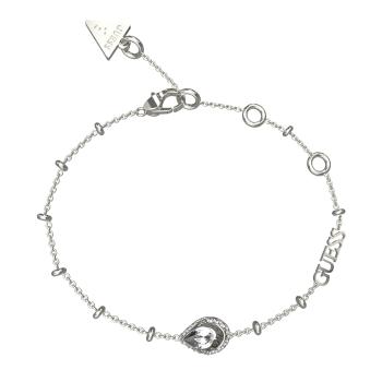 Guess Brățară fermecătoare din oțel Crystal Drop JUBB03392JWRH 17 - 21 cm - L