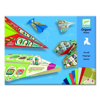 Set origami pentru copii Djeco „Avioane”