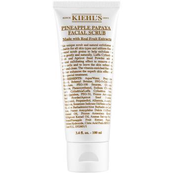 Kiehl's Pineapple Papaya Facial Scrub peeling pentru toate tipurile de ten 100 ml