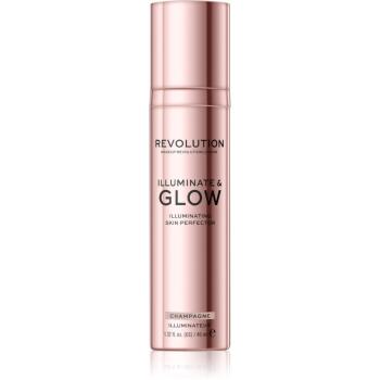 Makeup Revolution Glow Illuminate iluminator lichid culoare Champagne 40 ml