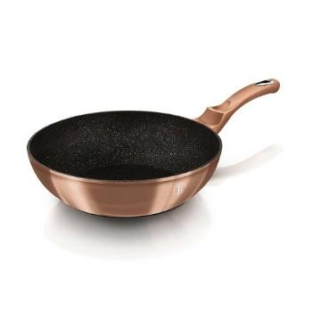 Tigaie Berlinger Haus Wok Rosegold Metallic Line ,28 cm