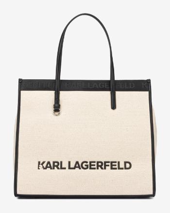 Karl Lagerfeld K/Skuare Geantă de mână Negru Bej