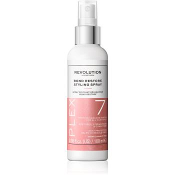 Revolution Haircare Plex No.7 Bond Restore Styling Spray conditioner spray pentru regenerare pentru par intins 100 ml