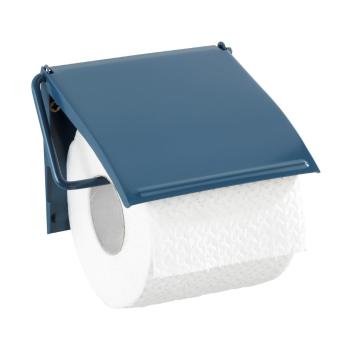 Suport de perete pentru hârtie toaletă Wenko Cover, albastru
