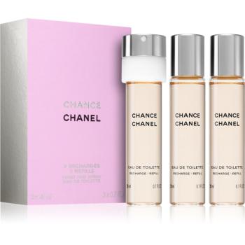 Chanel Chance Eau de Toilette pentru femei 3 x 20 ml