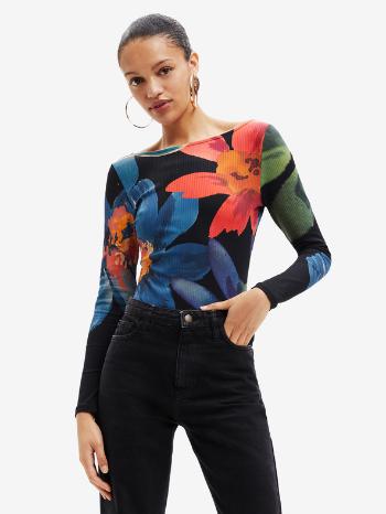 Desigual Grandflower Body Negru