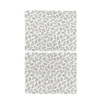 Suport pentru farfurii 2 buc. din material textil 35x45 cm  cu model de Crăciun Mistletoe Kiss – Butter Kings