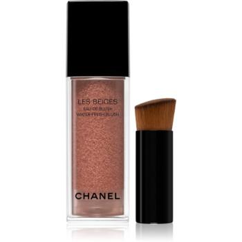 Chanel Les Beiges Water-Fresh Blush fard de obraz lichid cu pompa culoare Warm Pink 15 ml