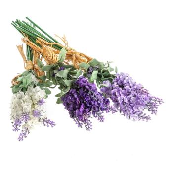 Plante artificiale 3 buc. (înălțime 32 cm) Lavender Bouquet – Casa Selección