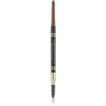Max Factor Brow Slanted Pencil creion pentru sprancene cu pensula culoare 02 Soft Brown 1 g