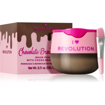 I Heart Revolution Chocolate pomadă pentru sprâncene Milk Chocolate (dark blonde to light brown hair) 6 g