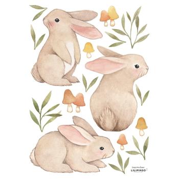 Folie cu stickere 30x42 cm Bunnies – Lilipinso