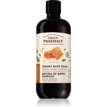 Green Pharmacy Manuka Honey & Olive Oil Bath Foam Spuma de baie cremoasa 500 ml