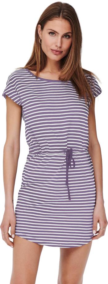 ONLY Rochie pentru femei ONLMAY Regular Fit 15153021 Chalk Violet SINGLE STRIPE CD XS