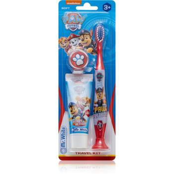 Nickelodeon Paw Patrol Travel Kit set pentru îngrijirea dentară pentru copii 3y+ Soft 1 buc