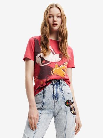 Desigual Plsd To Meet U Mickey Tricou Roșu