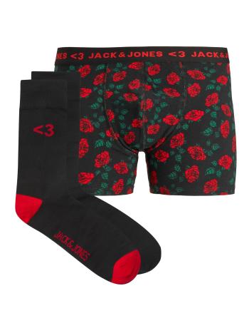 Jack&Jones Set pentru bărbați - boxeri și șosete JACRON 12205034 Black L