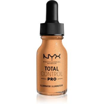 NYX Professional Makeup Total Control Pro Illuminator iluminator lichid culoare 02 - Warm 13 ml