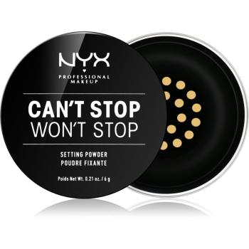 NYX Professional Makeup Can't Stop Won't Stop pudra culoare 06 Banana 6 g
