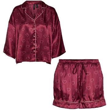 Vero Moda Pijama pentru femei VMBEATE Regular Fit 10254127 Magenta Purple M