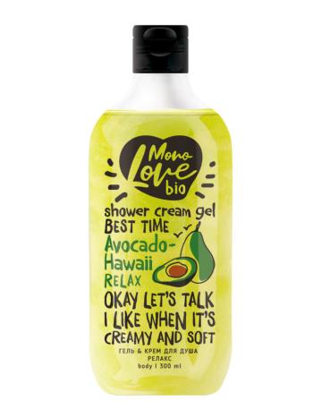 BISOU Gel de dus Avocado-Hawaii (Shower Cream Gel) 300 ml