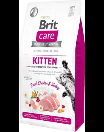 BRIT Care Cat Grain-Free Kitten Growth &amp; Development hrana uscata pentru pui de pisica sau femele gestante 400 g