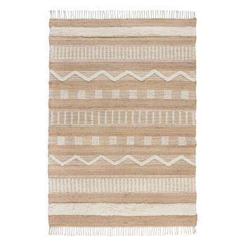 Covor în culoare naturală handmade din amestec de iută 200x290 cm Medina – Flair Rugs