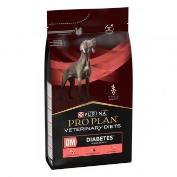 PURINA Pro Plan Veterinary Diets Diabetes Management, dietă veterinară câini, hrană uscată, controlul glucozei, 3kg