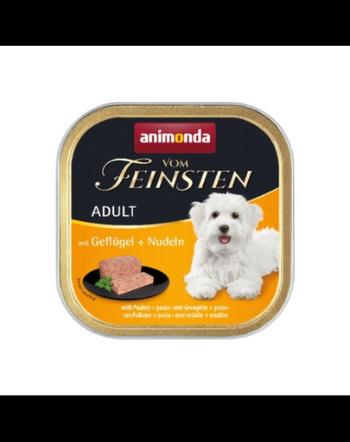 ANIMONDA Vom Feinsten Adult Set mancare umeda caini, cu pasare si taietei 22x150 g