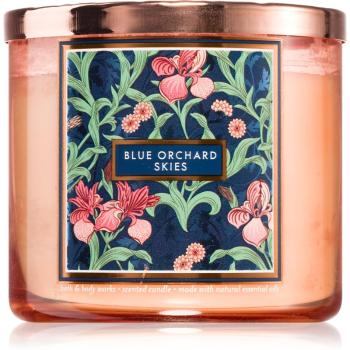 Bath & Body Works Blue Orchard Skies lumânare parfumată 411 g